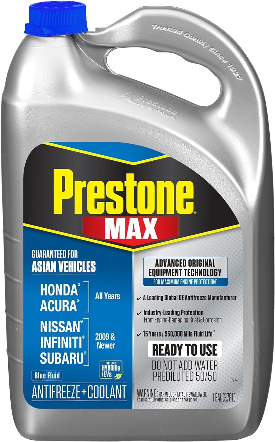 Nước làm mát Prestone xe Honda, Nissan, Subaru ( màu xanh Plue)